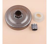 Jodriva Set di Ingranaggi a Vite Senza fine con Cuscinetto a Tamburo della Frizione Parti Motosega for Husqvarna 357 359 350 351 353 357XP 346XP JONSERED 2150 2152 503980002 Tamburo Frizione Motosega