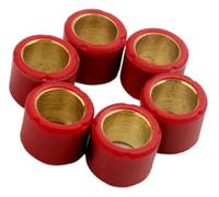 Jodriva Set rulli variatore 50cc 4T 16x13mm Pesi 4g 4.5g 5.5g 6g 7g, for vari modelli Peso della puleggia dello skateboard(BLACK 16x13mm 5.5g)