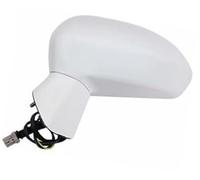 Jodriva Specchietto retrovisore auto Specchietti esterni per auto, per Jazz 2005-2008, per berlina 2003-2006 City 2007-2008 Regolazione lente elettrica laterale(White LH White Left Passenger Side)