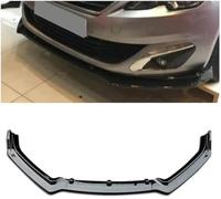 Jodriva Splitter 3 pezzi ABS ABS Universale, for Peugeot, 308 Paraurti anteriore Labbro Body Kit Spoiler Splitter Diffusore Labbro Splitter Spoiler Splitter