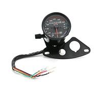 Jodriva Supporto for tachimetro digitale retrò for motocicletta, contachilometri, tachimetro Contachilometri per moto