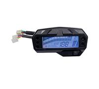 Jodriva Tachimetro LCD for motocicletta, contagiri digitale, indicatore con retroilluminazione a 7 colori, contachilometri, for YAMAHA, FZ16 con sensore Contachilometri per moto