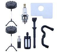 Jodriva Tappo del serbatoio del tubo flessibile del filtro dell'olio combustibile dell'aria, for STIHL, MS180 MS170 018 017 MS 180 170 Kit candela di ricambio for motosega Tubo carburante per motosega
