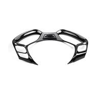 Jodriva Volante for auto styling in fibra di carbonio Rivestimento interno for auto Pulsante volante Decor Apparecchio C-HR CHR 2016-2019 Adesivo decorativo per interni