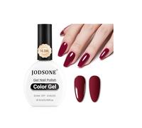 JODSONE 16,5 ml Gel Polish Dark Red Gel Polish Dark Red High Gloss Soak Off U V Nail Manicure Salon fai da te a casa