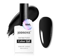 JODSONE 18 ml Smalto gel nero Smalto soak off Lampada UV gel Nail art Salone di bellezza Fai da te a casa Regalo per donne