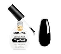 JODSONE Gel Top Coat No Wipe Clear Glossy Shine Finish Long Lasting No Soak Off Nail and Need U V Lamp Cured for Salon DIY Nail Art Design