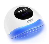 JODSONE Lampada UV per unghie, lampada portatile per unghie Gel Dryer con sensore automatico e 4 timer Strumenti per unghie per uso domestico del salone Bianco