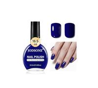 JODSONE Smalto blu scuro da 16,5 ml, grande volume, ad asciugatura rapida, lucentezza di lunga durata, unghia per dita dei piedi, nail art fai da te per la casa, il viaggio