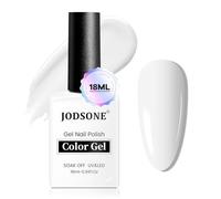 JODSONE Smalto gel bianco 18 ml Smalto bianco Soak Off Lampada UV per manicure artistiche Salone di bellezza Fai da te a casa