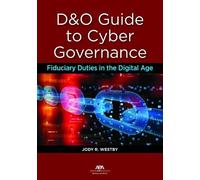 Jody R. Westby D&O Guide to Cyber Governance (Tascabile)