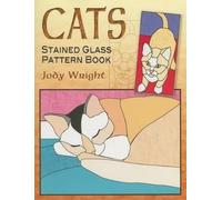 Jody Wright Cats Stained Glass Pattern Book (Tascabile)