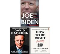 Joe Biden: American Dreamer, For the Record, How To Be Right 3 Books Collection Set