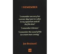 Joe Brainard I Remember (Copertina rigida)