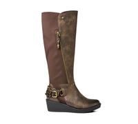 Joe Browns Autumn Brown Wedge Boots, Stivali ad Altezza Ginocchio Donna, Marrone, 40 EU