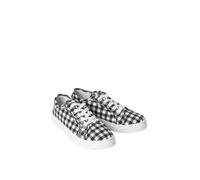 Joe Browns Décolleté Classiche con Stampa a Quadretti, Scarpe Donna, Nero e Bianco, 40.5 EU