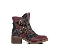 Joe Browns Metalic Swirl Pattern Ankle Boots, Stivaletto Donna, Viola, 38 EU