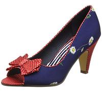 Joe Browns - Remarkable Bow Trim Shoes, Scarpe col tacco Donna, Blu (Navy Multi), 40 EU