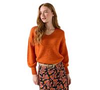 Joe Browns Simple Drop Sleeve V Neck Jumper Maglione, Arancione, 46 Donna
