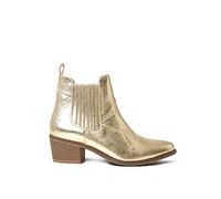 Joe Browns Stivaletti Western da donna in metallo dorato, Oro, 39 EU