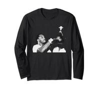 Joe Frazier Boxing Si prepara per Il Secondo Combattimento di Muhammad Ali Maglia a Manica