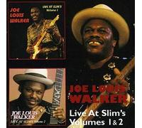 JOE LOUIS WALKER - LIVE AT SLIM'S VOLUMES 1 2 - CD - F72z