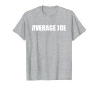 Joe Medio Maglietta, Uomo, Grigio Melange, M