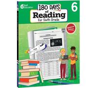 Joe Rhatigan Melissa Bosc 180 Days™: Reading for Sixth Grade, 2nd Ed (Tascabile)