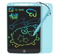 JOEAIS LCD Writing Tablet 12 Pollici, Lavagna Digitale Tavoletta Grafica Colorata per Imparare, Scarabocchiare e Disegnare, Regali di Natale e Compleanno Giocattoli per Bambini e Bambine (Blu)