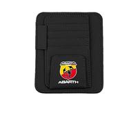 JOEBO Car Sun Visor Organizer Custodia per Occhiali per Auto Supporto per Occhiali da Sole per Abarth 124 Spider 500 595 695 Punto,Black