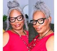 JOEDIR LUX Kinky Curly V Bulk - Extension di capelli umani per capelli intrecciati dreadlock Loc Repair Afro Kinky Curly
