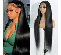 Joedir Parrucche lunghe dritte con capelli del bambino parrucche sintetiche per le donne