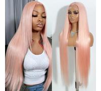 Joedir Parrucche lunghe dritte con capelli del bambino parrucche sintetiche per le donne