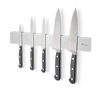 Joeji's Kitchen Barra Portacoltelli Magnetica 40 cm - Acciaio Inossidabile - Striscia Magnetica per Coltelli - Adesivo o Viti - Magnete per Coltelli da Cucina - Portacoltelli a Parete