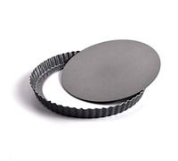 joeji's Kitchen Teglia per Crostata 22 cm - Antiaderente - Perfetta come Teglia per Dolci e come Stampo per Crostate Tortiera - Crostata con Fondo removibile per Cheesecake Quiche