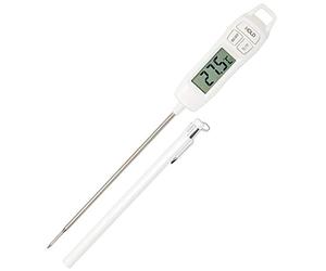 Joeji's Kitchen Termometro digitale per carne, termometro, cottura a 5 secondi, per display LCD, con pulsante ° C /° F Grill, carne, griglia, barbecue, acqua e latte termometri cucina