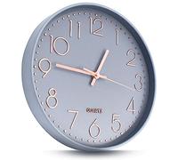 Joeji's Orologio da Parete Cucina da 30cm - Orologio da Parete Silenzioso con Meccanismo Sweep Non Ticchettante - Design Moderno al Quarzo Decorativo per Bagno, Soggiorno, Corridoio