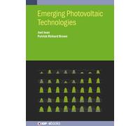 Joel Jean Patrick Brown Emerging Photovoltaic Technologies (Copertina rigida)