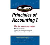 Joel Lerner SCHAUM'S EASY OUTLINE OF PRINCIPLES OF ACCOUNTING (Tascabile)