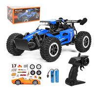 Joellfuner 2.4Ghz macchina telecomandata per Bambini, 1:16 Auto telecomandata con Luce, 2WD 20KM/H Offroad Monster RC Truck, fuoristrada auto radiocomandata, Regalo per bambini età 3+ Anni (blu)