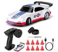 Joellfuner Macchina Telecomandata Drift, 1:43 Mini RC Drift Car, Auto Telecomandata, Micro Macchina Telecomandata con Luce LED, 15km/h, Auto Giocattolo per Bambini di 14 Anni (Standard)