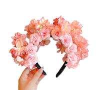 JOERBABU Cerchietto per capelli, elegante cerchietto per capelli con fiori, accessorio per capelli o abito tradizionale