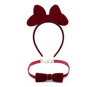 JOERBABU Cerchietto per capelli, fiocchi per capelli con grandi fiocchi e collana, set di accessori per foto, fascia per capelli per eventi speciali