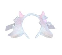 JOERBABU Cerchietto per capelli, per cosplay di pecore, orecchie di pecora, fascia per capelli, cerchietto per capelli per ragazze, in peluche, per bambini