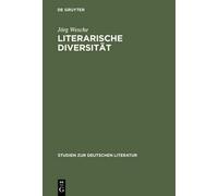 Jörg Wesche Literarische Diversität (Copertina rigida)