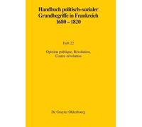 Jörn Leonhard Hans-Jürgen L Opinion Publique, Révolution, Contre-Ré (Tascabile)