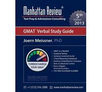 Joern Meissner Manhattan Review GMAT Verbal Study Guide [5th Edition (Tascabile)