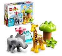 JOERRES DUPLO Wild Animals of Africa 10971 Safari Building Toy Set per Toddlers, Preschool Boys and Girls Ages 2-5 (10 pezzi)