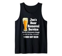 Joe's Beer Removal Service Joey Joseph Divertente Bere Birra Canotta