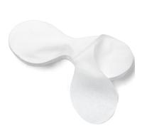 Joez Wonderful 50 fogli di carta usa e getta per maschera per gli occhi in cotone non tessuto per la cura degli occhi per il viso, maschera trasparente per il trucco